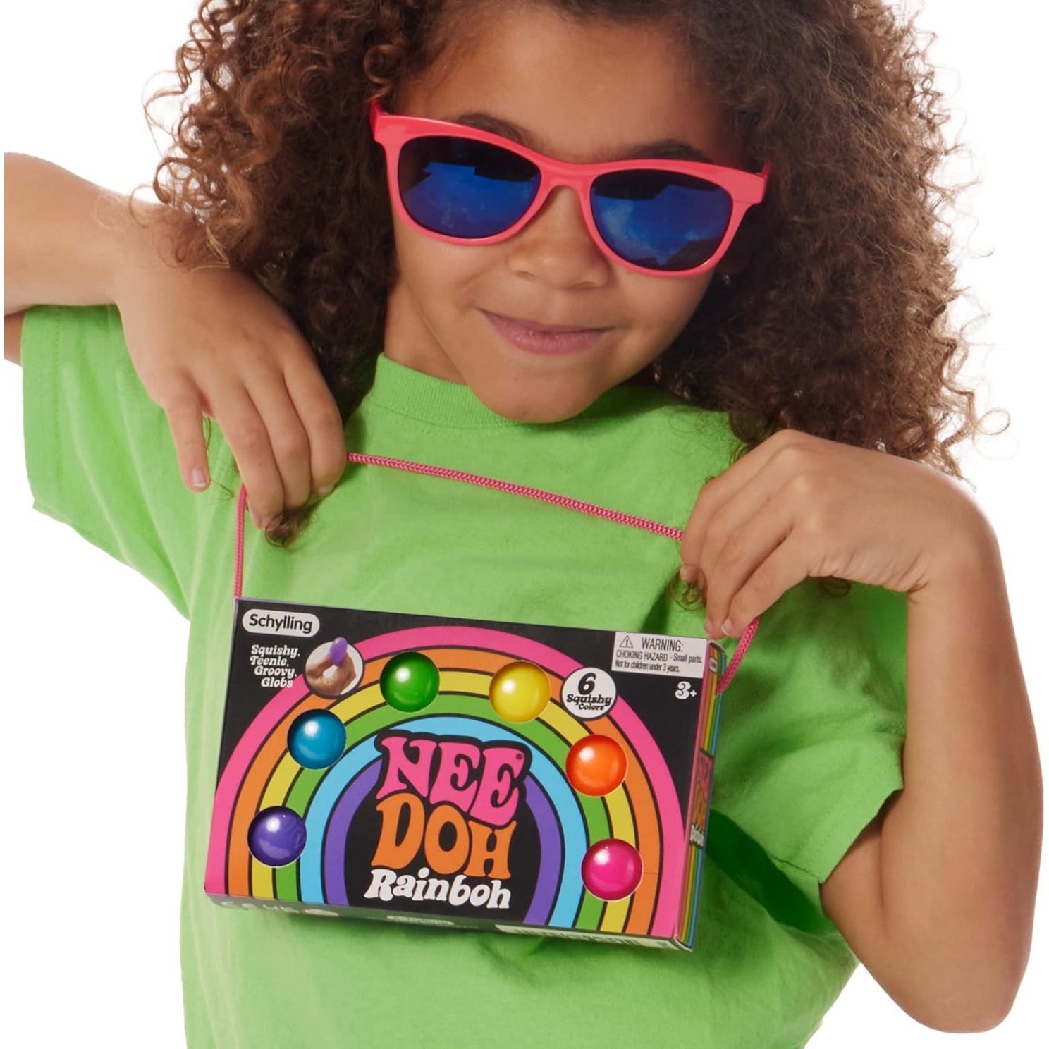 NeeDoh Rainboh Teenie - Mini Globs - 6 Pack - Image 5